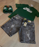 Kit Nike + Bermuda Jogador + Chinelo Nike