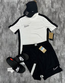 Kit completo Nike Academy + Chinelo Victori One
