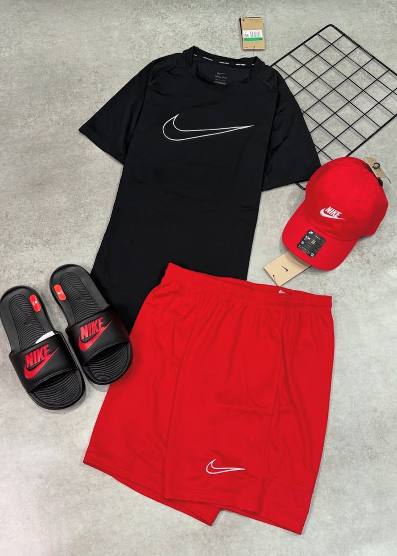 Kit Nike Dri-Fit Academy + Chinelo Victori One + boné BRINDE