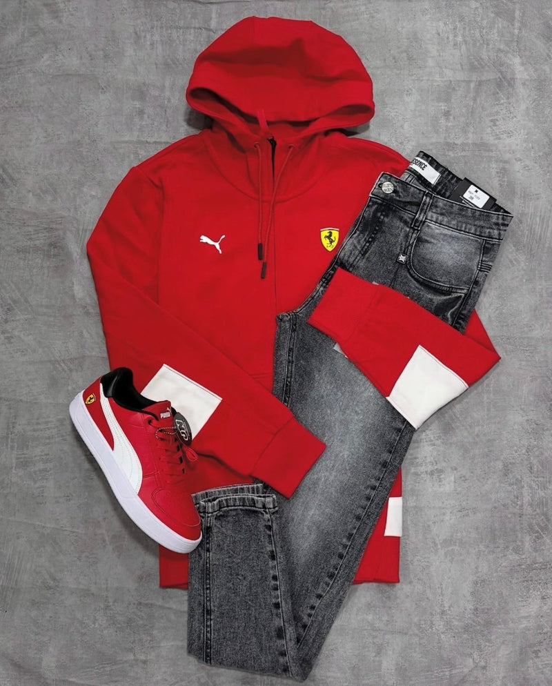 Kit completo Puma Ferrari + Calça Jogador